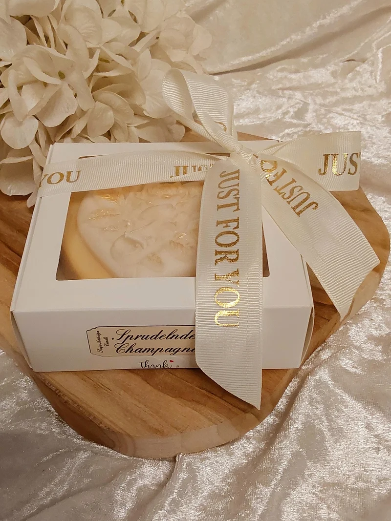 Geschenk - Herz Sprudelnder Champagner