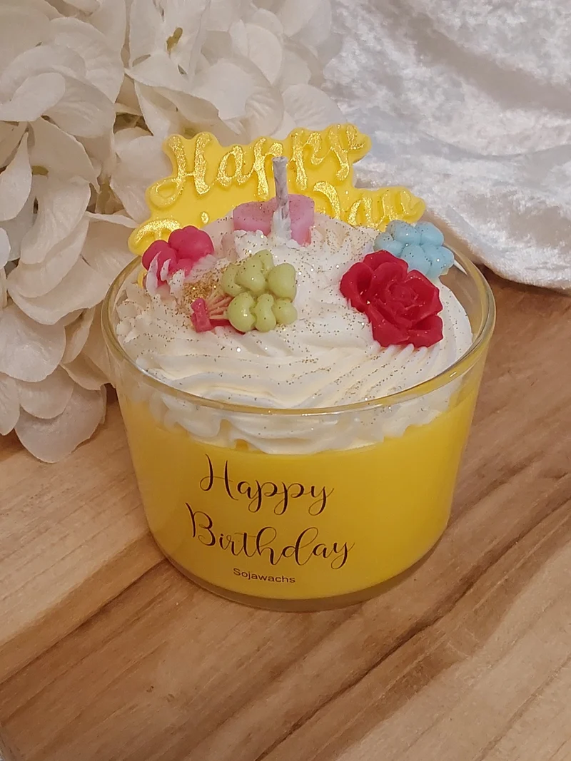 Happy Birthday in 4 Varianten