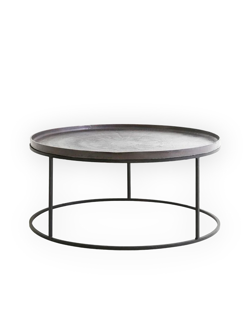 Couchtisch | "Joris" Raw Nickel