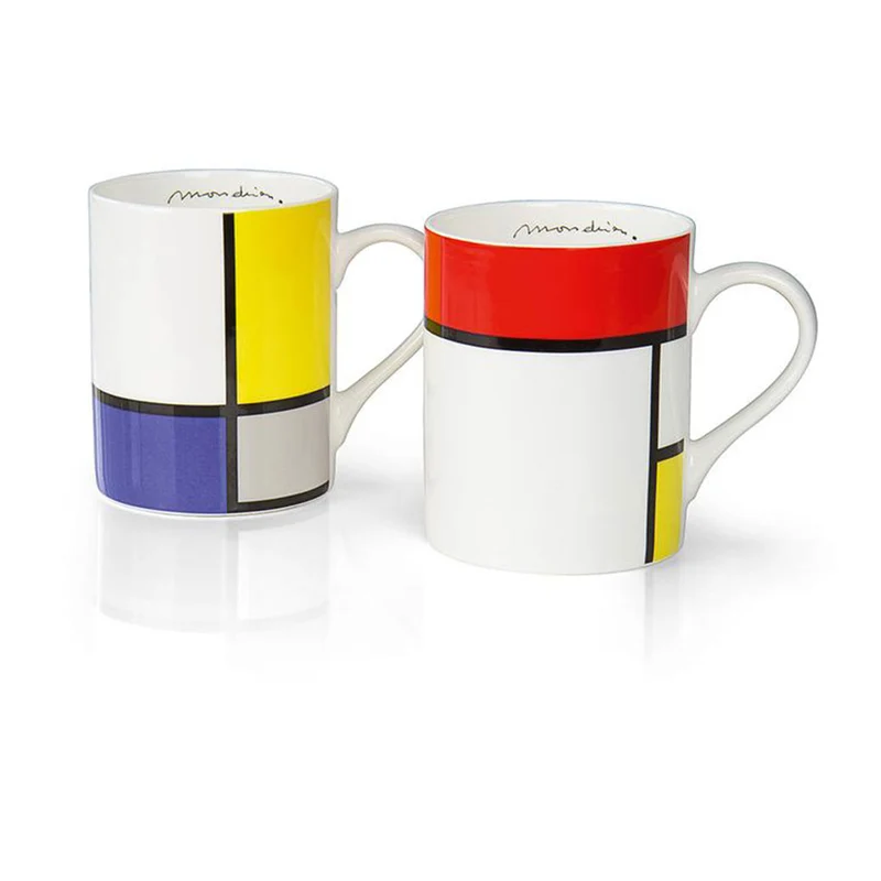 2 Kaffeebecher mit Künstlermotiven (Set 3)