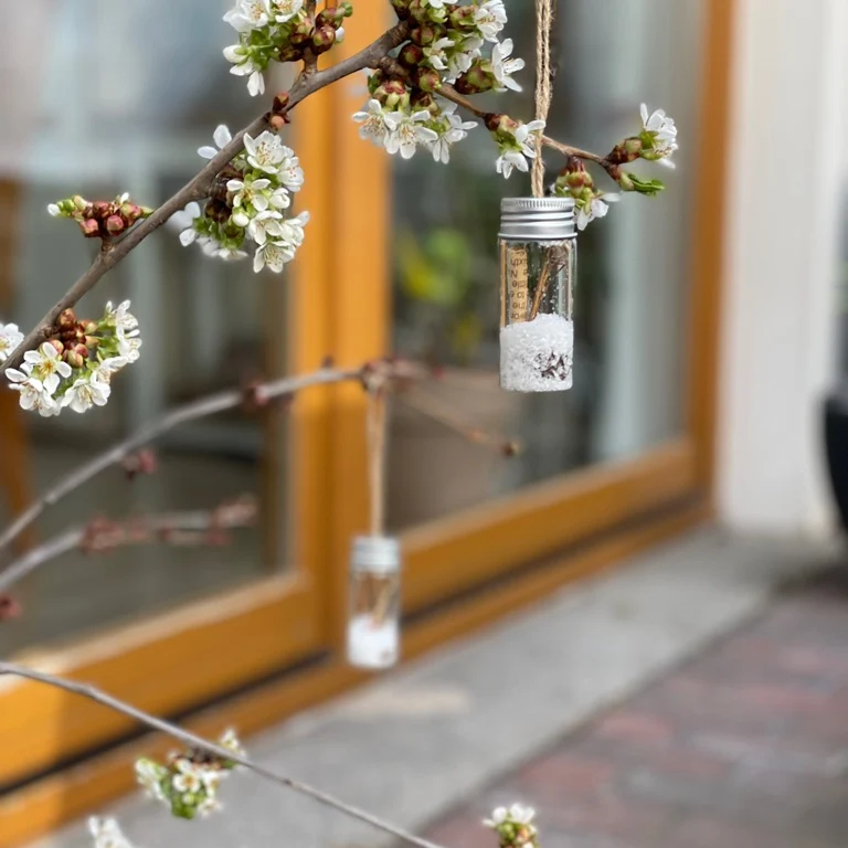 Flasche mit Füllung