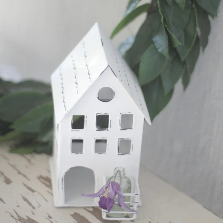 Haus shabby chic rundes Fenster