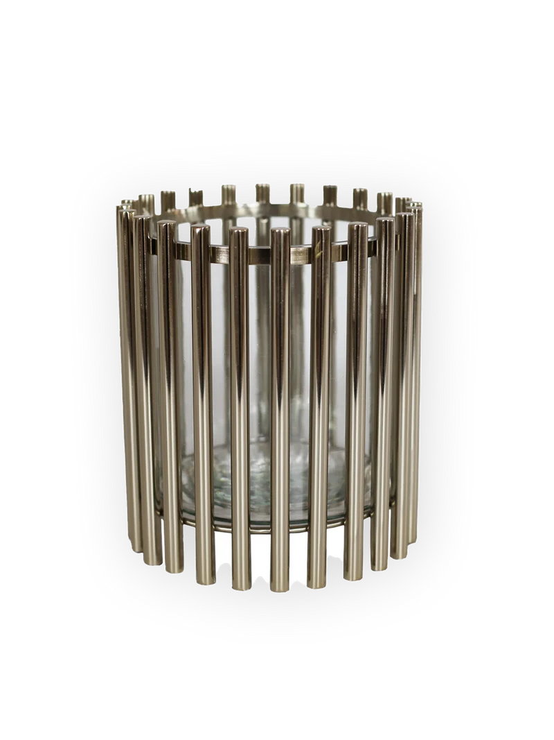 Windlicht | Zara aus Glas, Gold