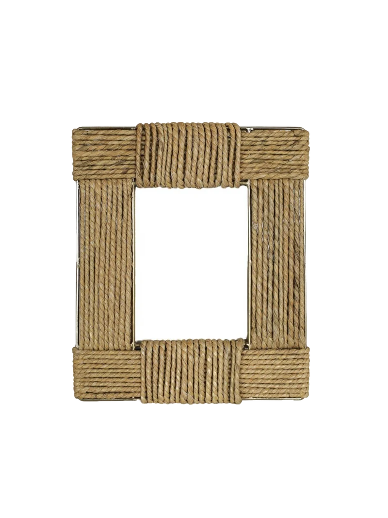 Bilderrahmen | Braid aus Geflecht mit Gold