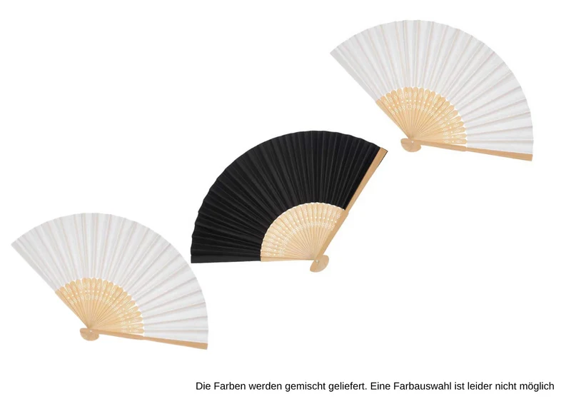Bambus Handfächer Papierfächer Sommerfächer Fächer Hochzeit Party Deko