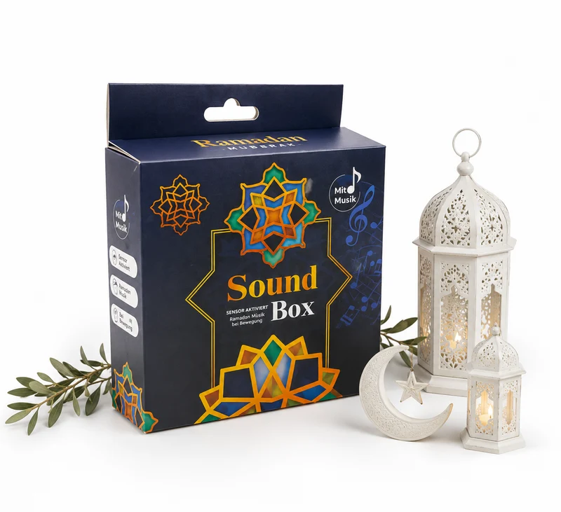 Ramadan Soundbox Bewegungssensor Islamische Deko Eid Mubarak Sound