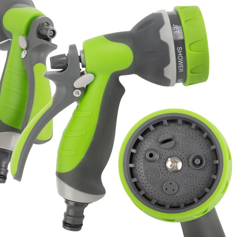 Gartenschlauchpistole Profi Wasserpistole mit Einstellbarem Sprühkopf Garten Sprühdüse Heavy Duty