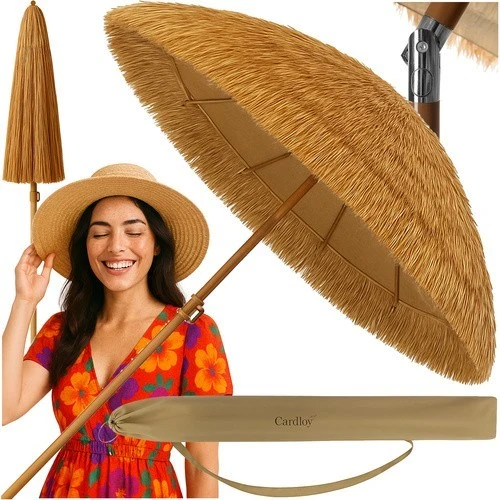 Gartenschirm Hawaii 170cm Sonnenschirm Balkon Strand knickbar