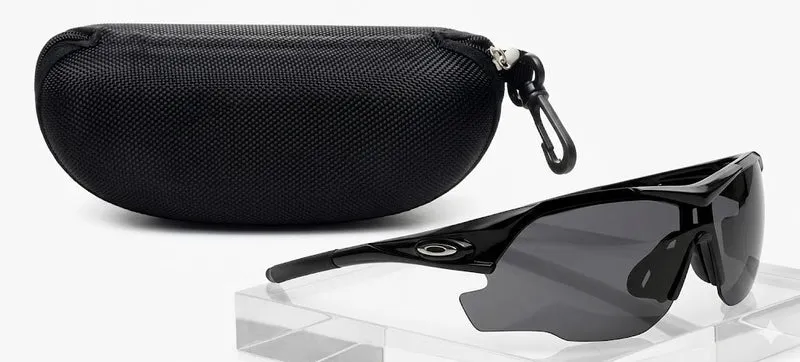 Sport Sonnenbrille UV400 Panorama Fahrrad Laufbrille mit EVA Etui Unisex