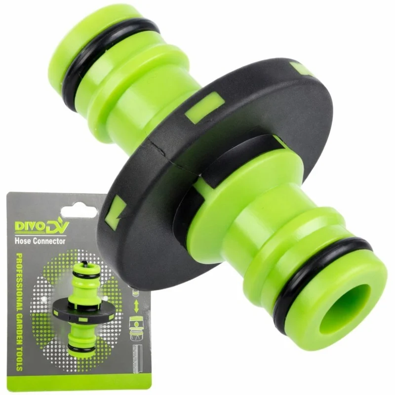 Schlauchverbinder 1/2 Zoll Doppelkupplung Gartenschlauch Adapter Kupplung