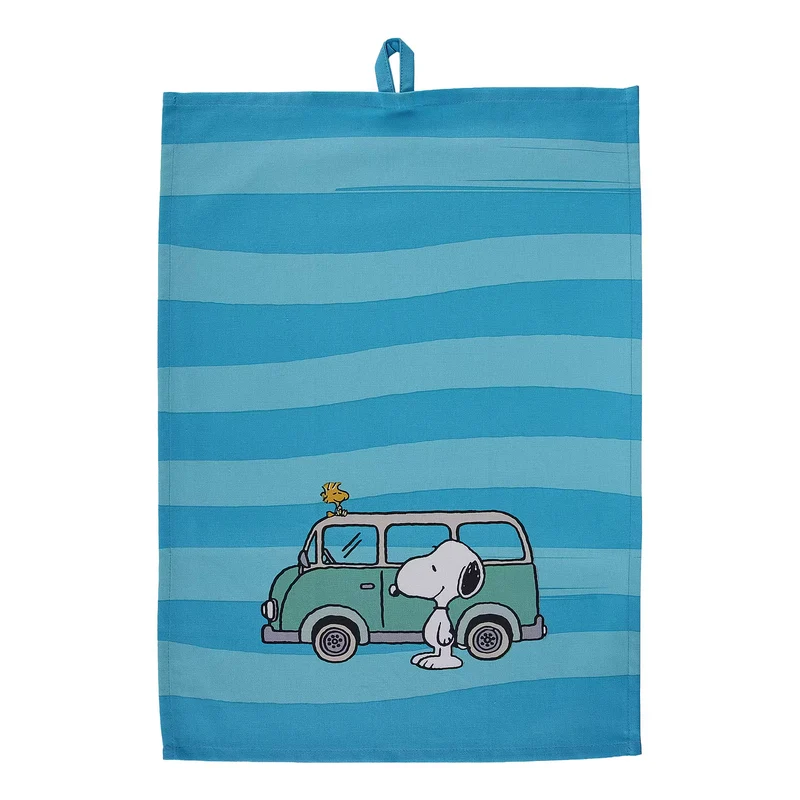 PEANUTS Geschirrtuch Camper