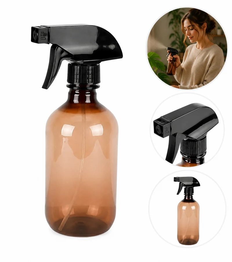 Pflanzensprüher 500ml Sprühflasche Blumensprüher Pflanzenspritze Braun