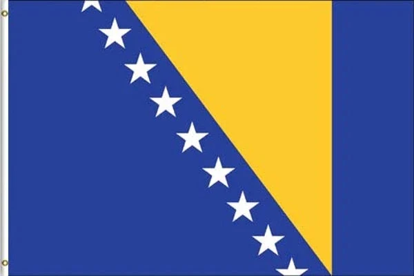 Bosnien Herzegowina Flagge 150x90cm Länderflagge Fahne mit Ösen Outdoor-Bosanskohercegovačka zastava 150 x 90 cm