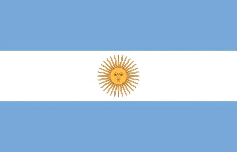 Argentinien Flagge 150x90cm Länderflagge Fahne Polyester Indoor-Bandera argentina 150 x 90 cm, de poliéster, apta para interior y exterior