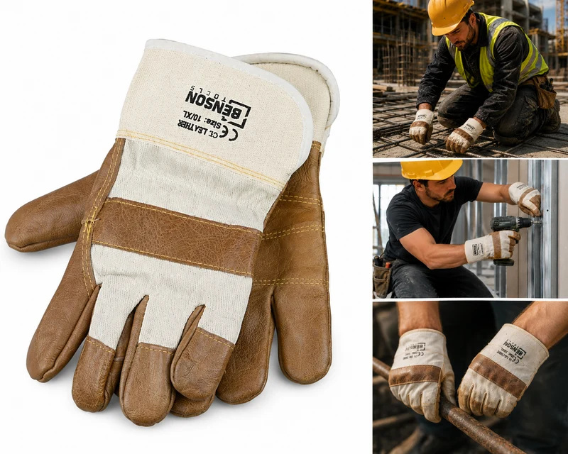 Rigger Arbeitshandschuhe Leder Größe 10 Schutzhandschuhe Bau Garten