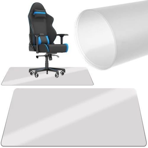 Bodenschutzmatte 100x140 cm Stuhlunterlage Bürostuhl Matte Transparent Ruhhy