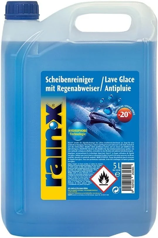 Rain-X Scheibenreiniger 5L Regenabweiser Frostschutz -20°C Klare Sicht Auto