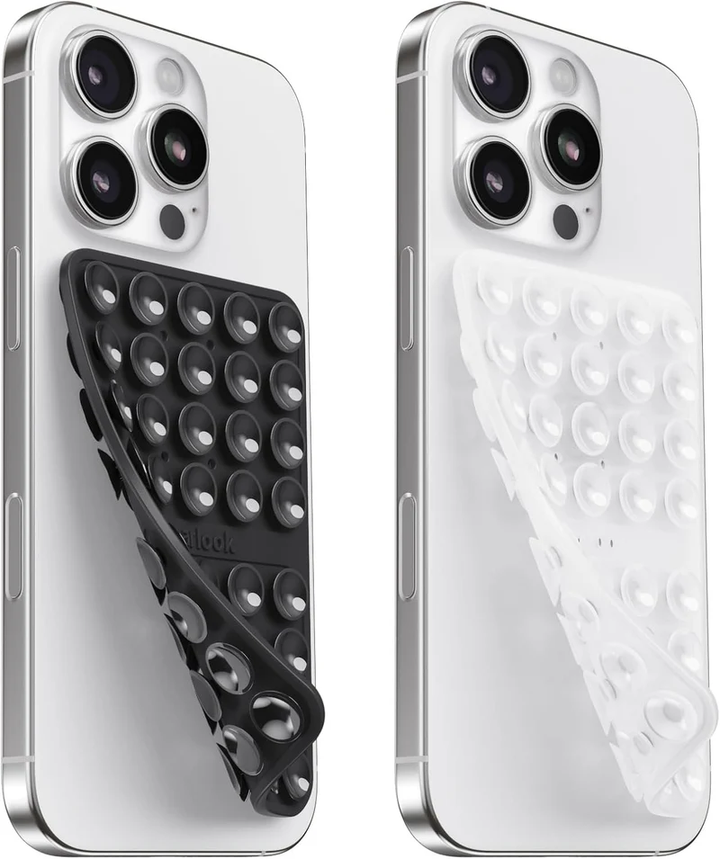 Silikon Handyhalter mit Saugnapf beidseitig Handsfree für alle Smartphones 2 STÜCK