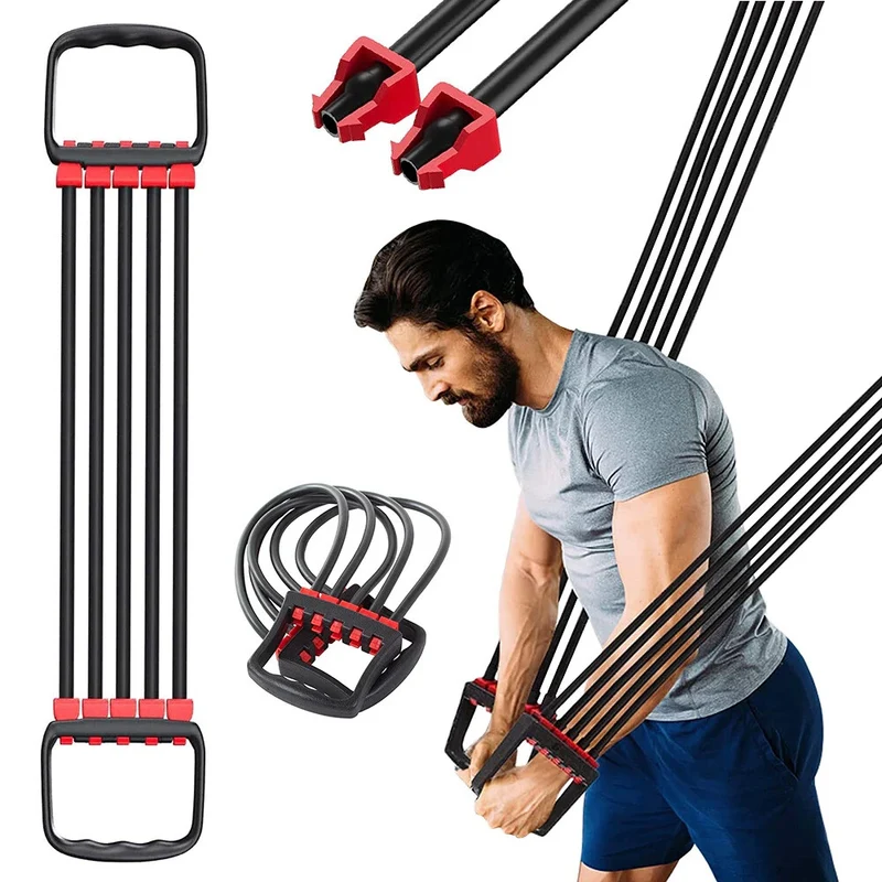 Übungsexpander Set – 5 Widerstandsbänder 16–40 kg für effektives Ganzkörpertraining