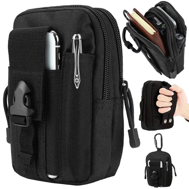 Taktische MOLLE Gürteltasche – Outdoor Hüfttasche für Smartphone & Zubehör