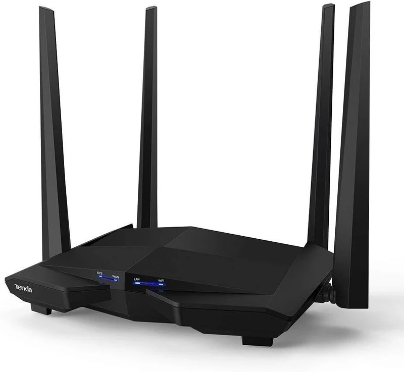 Tenda AC6 WLAN Router Dualband 1200Mbit/s 4x Antennen MU-MIMO IPv6 App