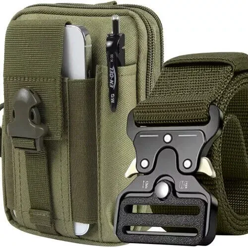 Taktische Gürteltasche mit Gürtel Molle Bauchtasche Outdoor robust