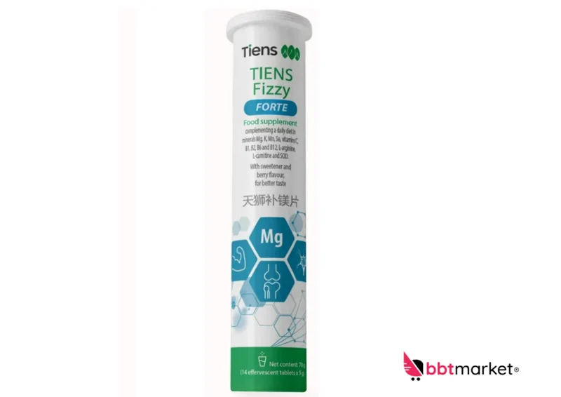 TIENS Fizzy Forte mit Magnesium Mangan Mais-Extrakt Vitaminen C,B1 B2 B6 & B12