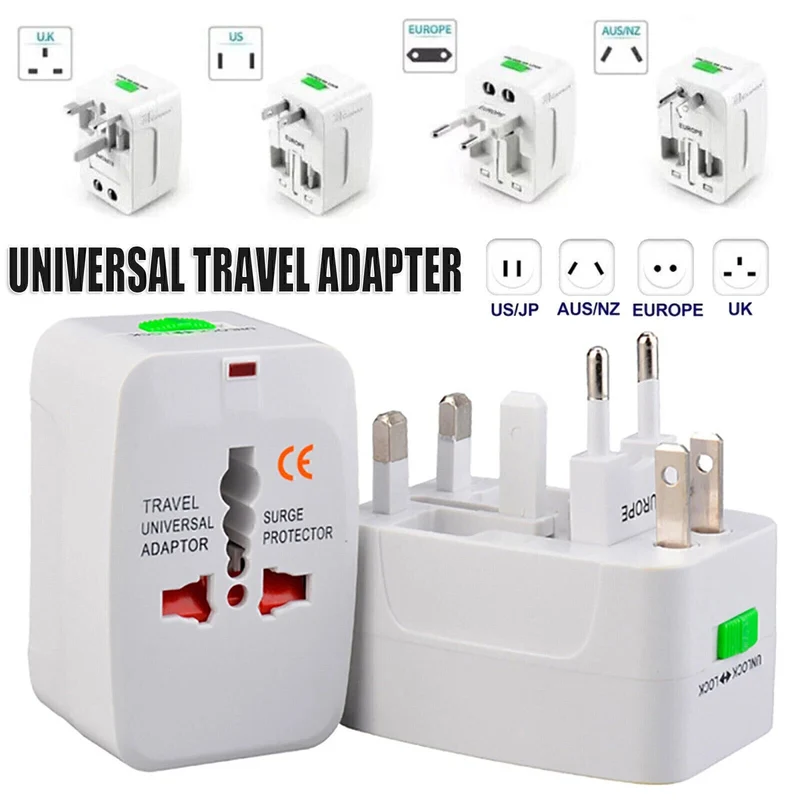 Universal Reiseadapter Weltweit – 150 Länder Netzstecker Konverter 🌍✈️🧳 🔌