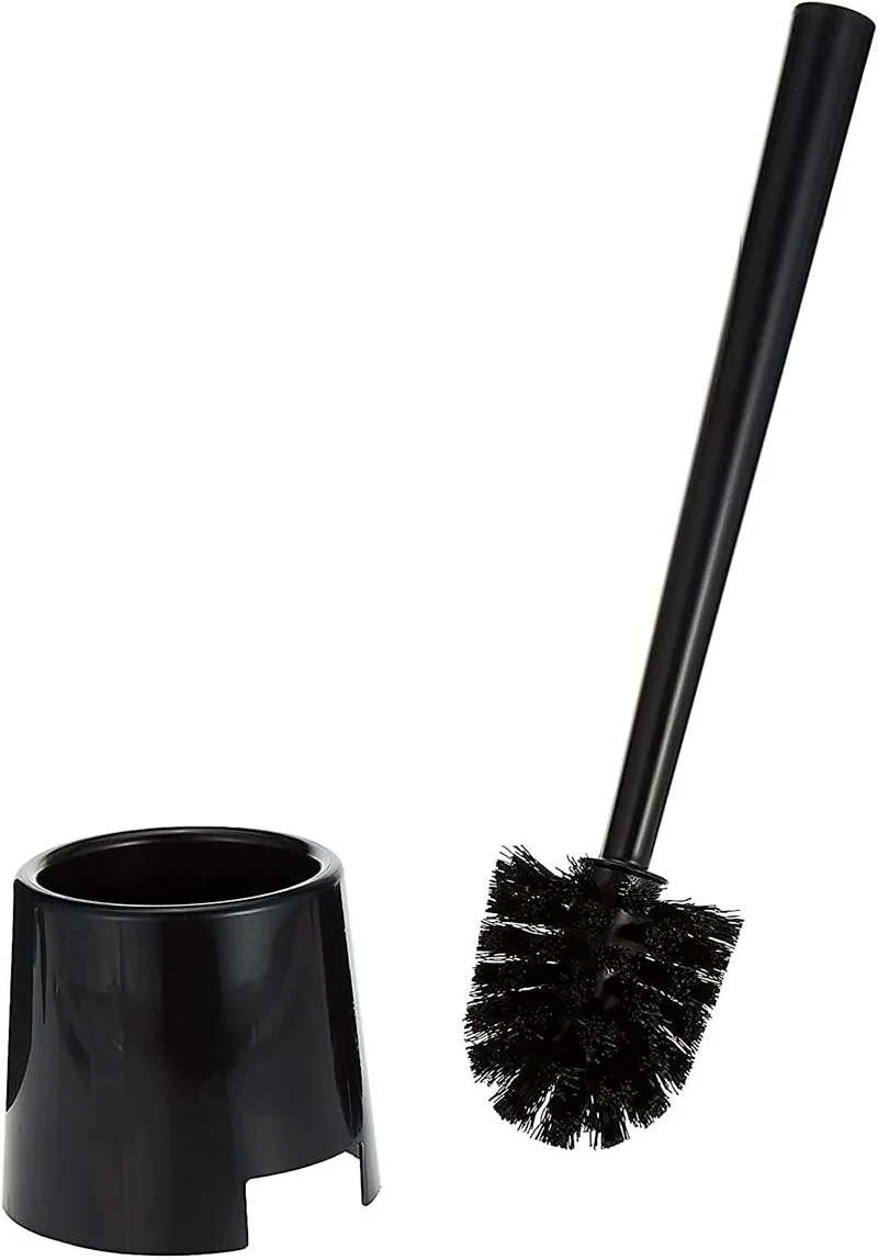 IKEA WC Bürste Toilettenbürste mit Halter Schwarz 35 cm Polypropylen