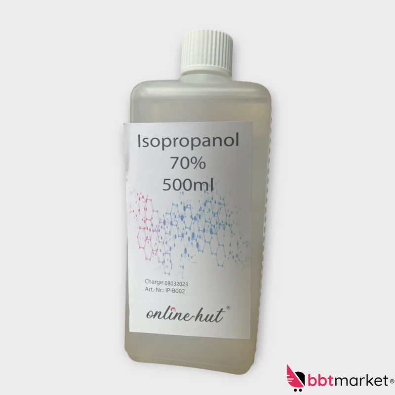Online-Hut - Isopropanol - Klar - 70% - 500 ml neu