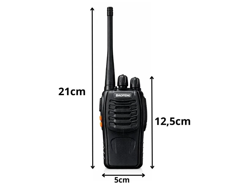 Baofeng BF-888S Funkgerät Walkie Talkie mit großer Reichweite & 1500mAh