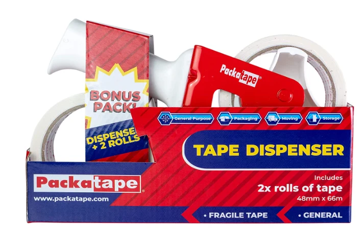 Paketbandabroller Abroller 2x Paketband Klebeband Klebebandabroller Handabroller