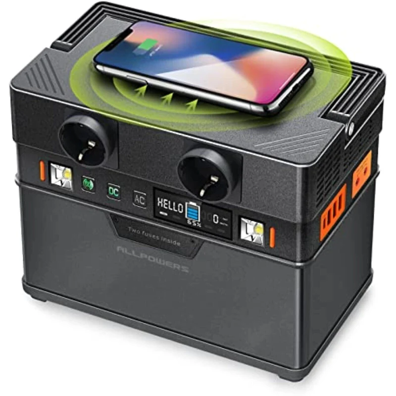 ALLPOWERS Solar Powerbank 78000mAh 288Wh Tragbar Powerstation mit AC/USB-Ausgang