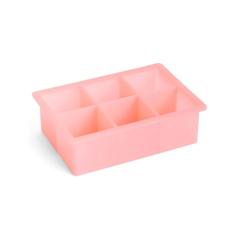 Eiswürfelform Silikon XXL Pink - HAY