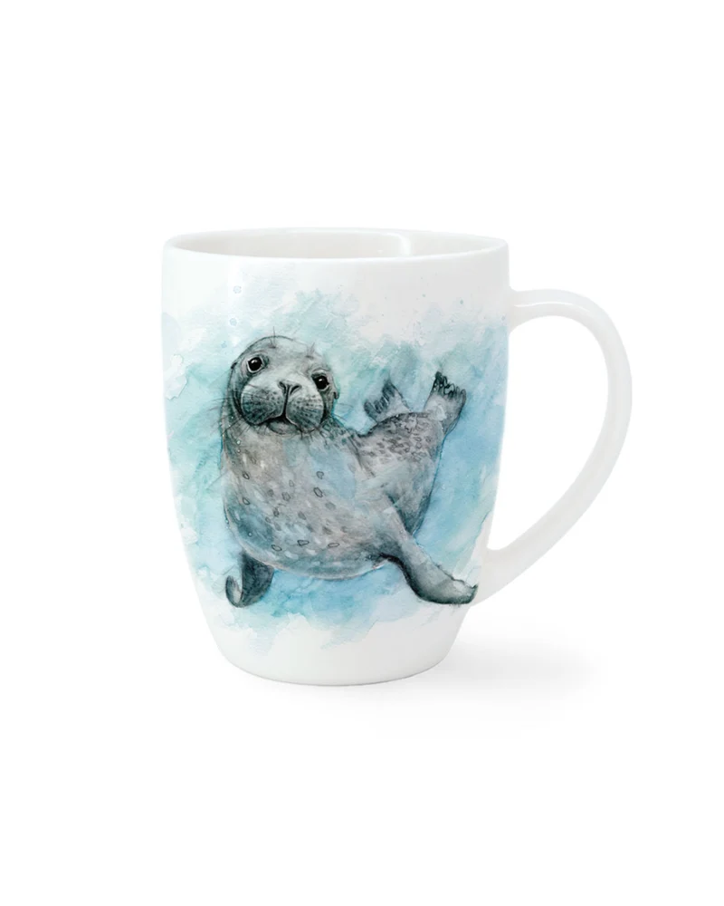 Seehund Tasse Swimming Seal von Maluu