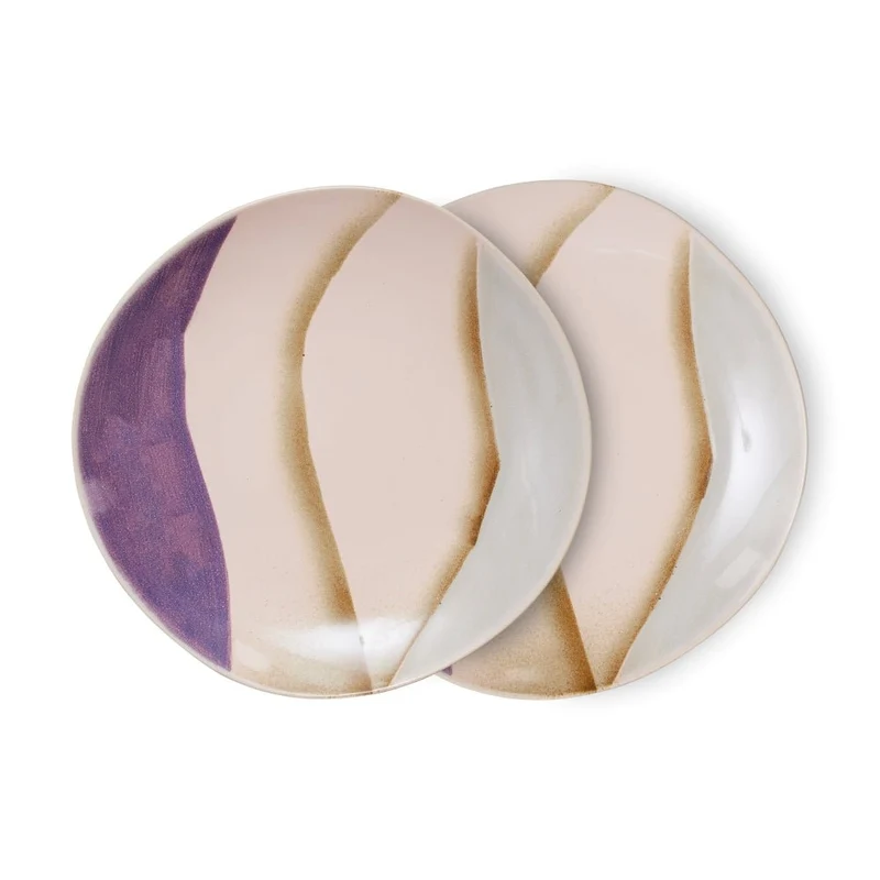 Teller 2er-Set Side Plates Valley - 70s Ceramics - HKliving