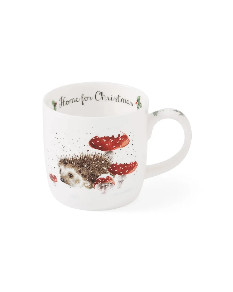 Igel Weihnachtstasse "Home for Christmas" von Wrendale Designs