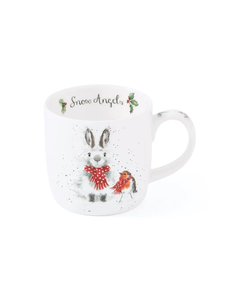 Schneetiere Weihnachtstasse "Snow Angels" von Wrendale Designs