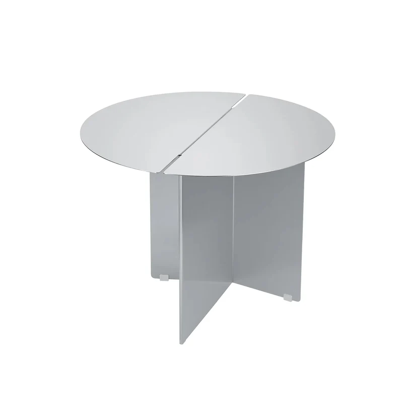 Beistelltisch ORU Edelstahl Matt Medium Ø 50cm - blomus