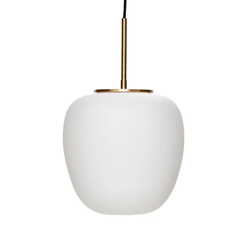 Pendelleuchte Muse Ø25cm Opalglas - Hübsch Interior