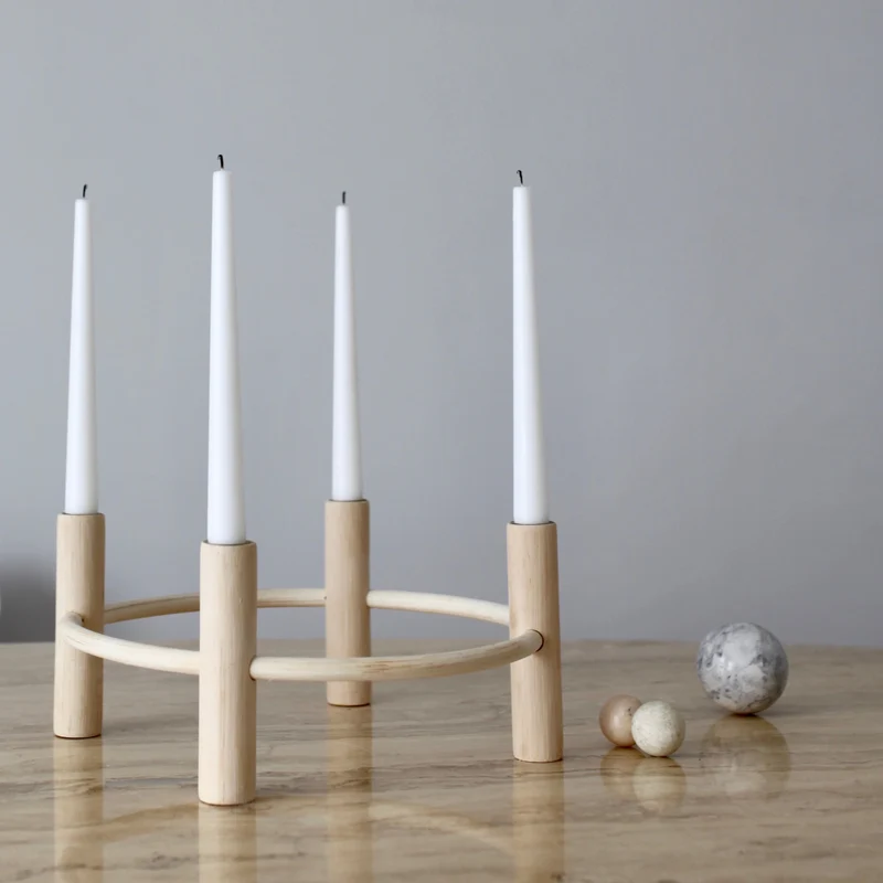Design Adventskranz SHINE Rattan - DesignWe.Love
