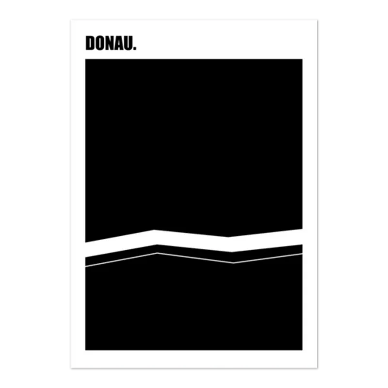 Wandbild "Donau"