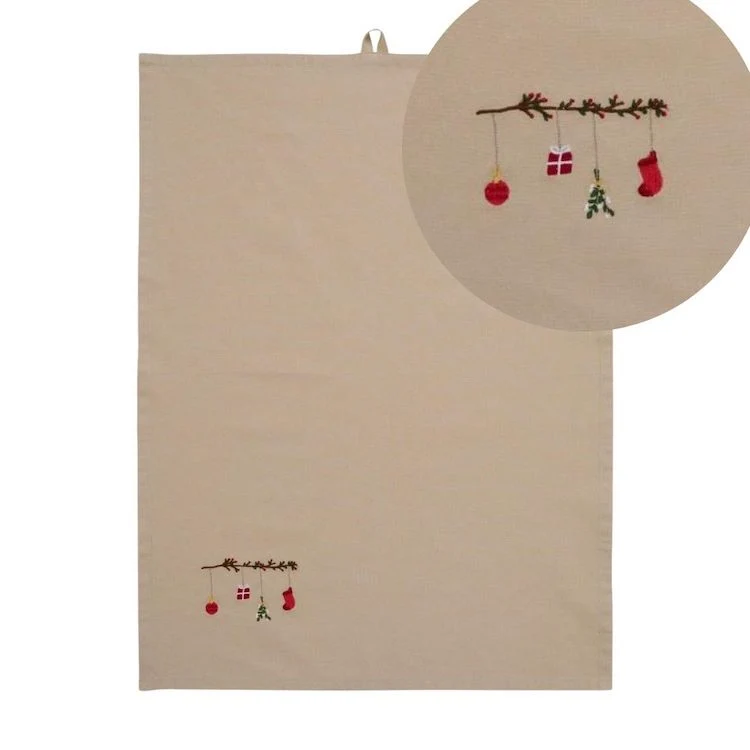 Ib Laursen Geschirrtuch Tradition Weihnachtszweig