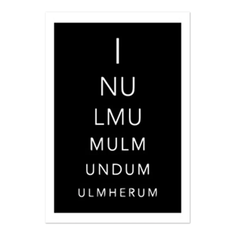 Wandbild "Ulmer Zungenbrecher"