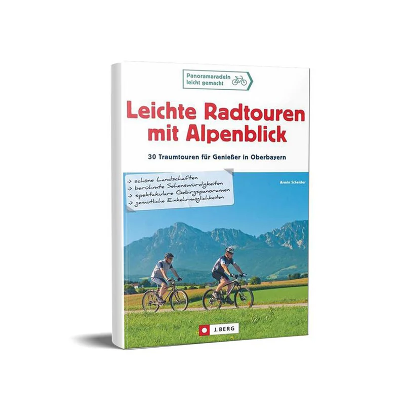 Leichte Radtouren mit Alpenblick