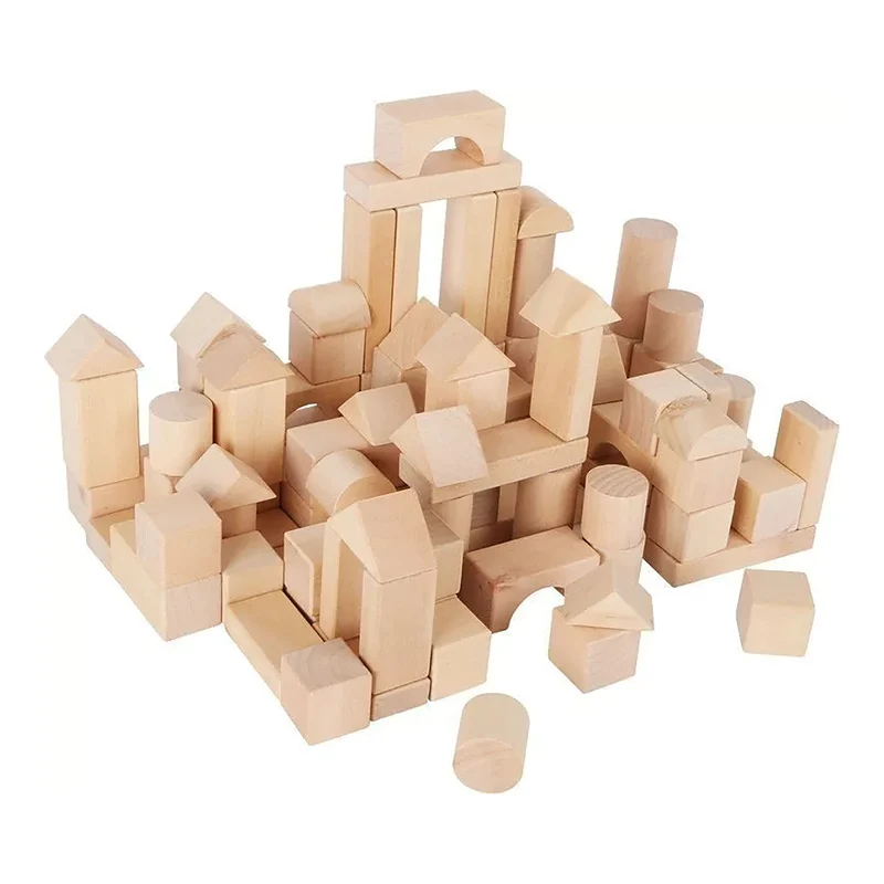 Holzbausteine für Kinder