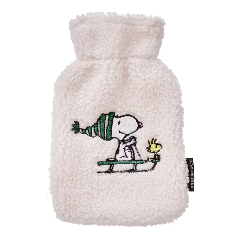 PEANUTS Mini-Wärmflasche Snoopy Schlitten