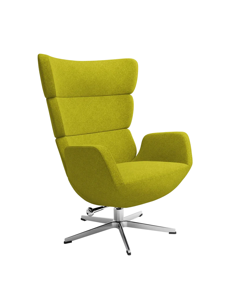 Stoffsessel | "Tommy" in Facet Yellow mit Kippfunktion