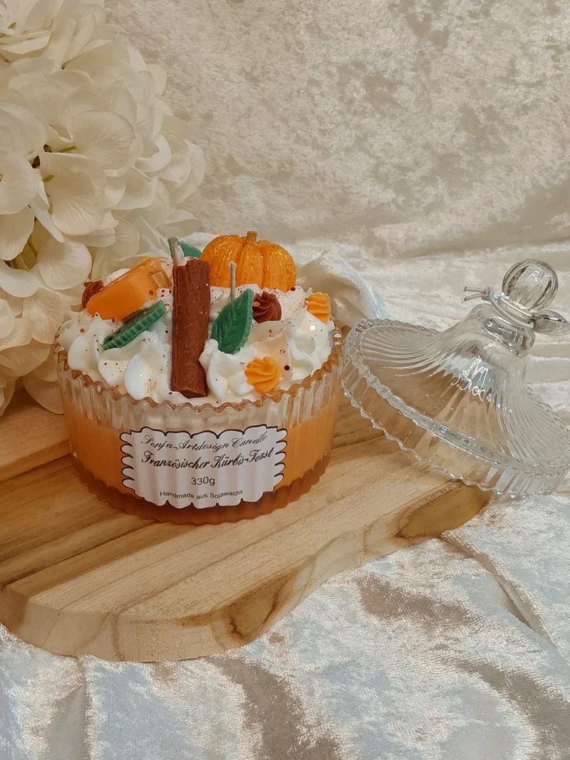Dessertkerze ohne Duft 260g