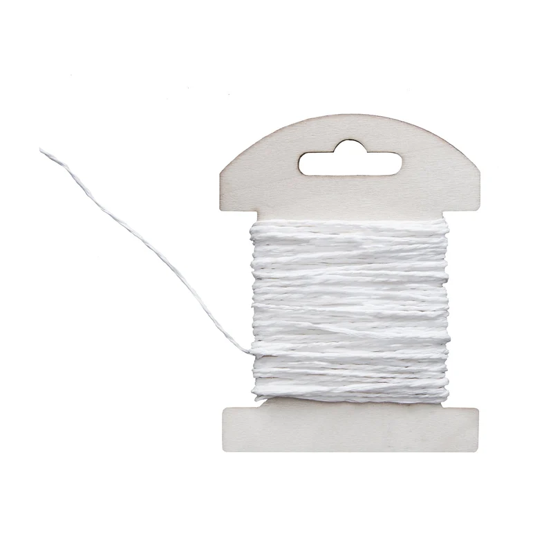 1 weiß JUTE-Band Geschenkband Bastelband Zierband Schnur Kordel Deko-Band 2 mm breit 10 m zum Basteln Verzieren Verpacken und Dekorieren natürlich
